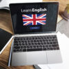 Learn English Language Online Education Concept